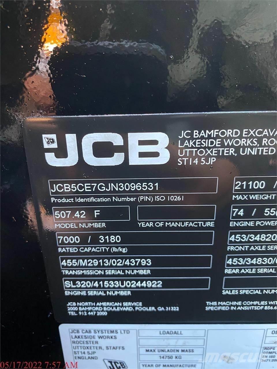 JCB 507-42 Teleskoplæssere