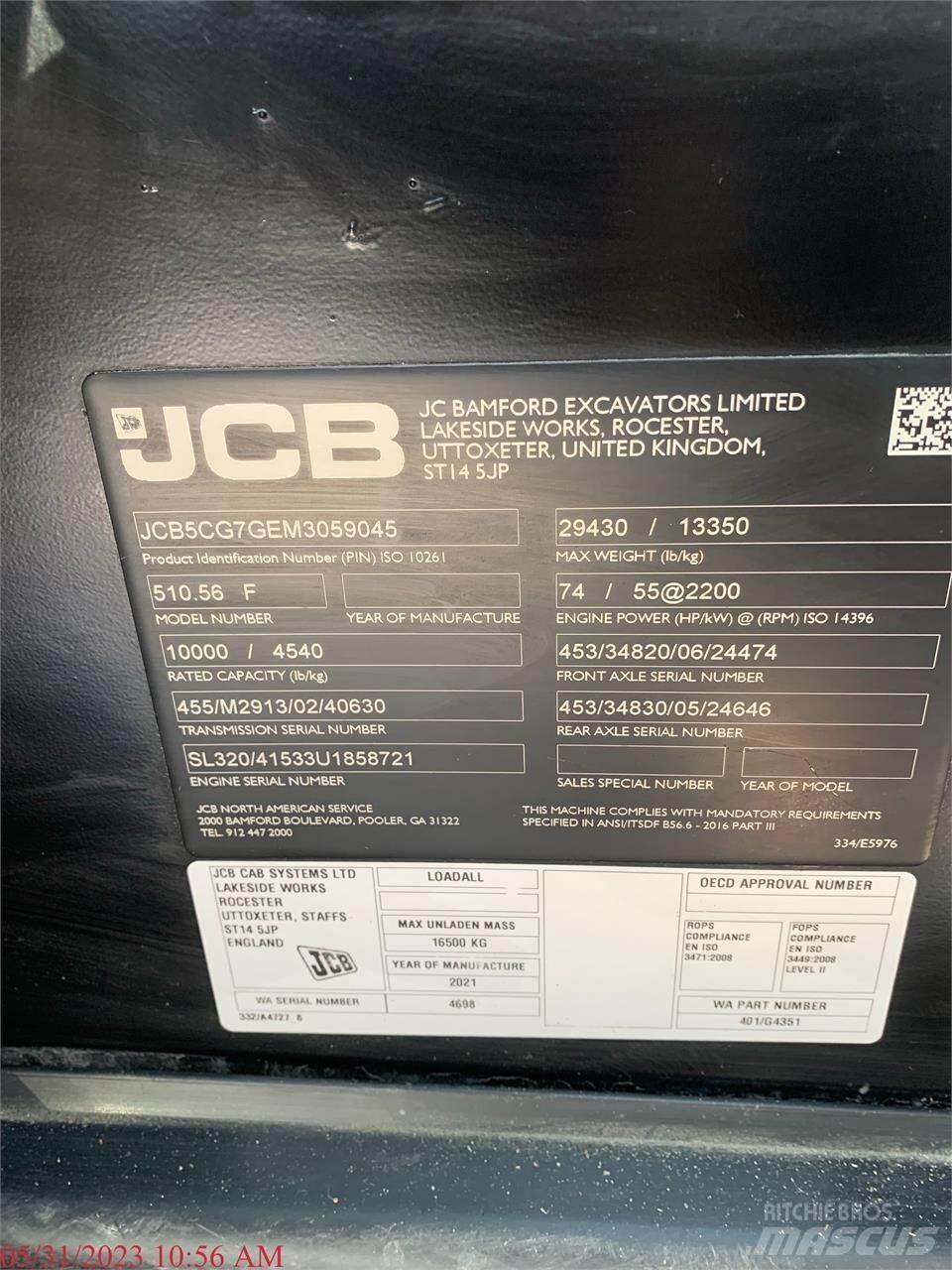 JCB 510-56 Teleskoplæssere