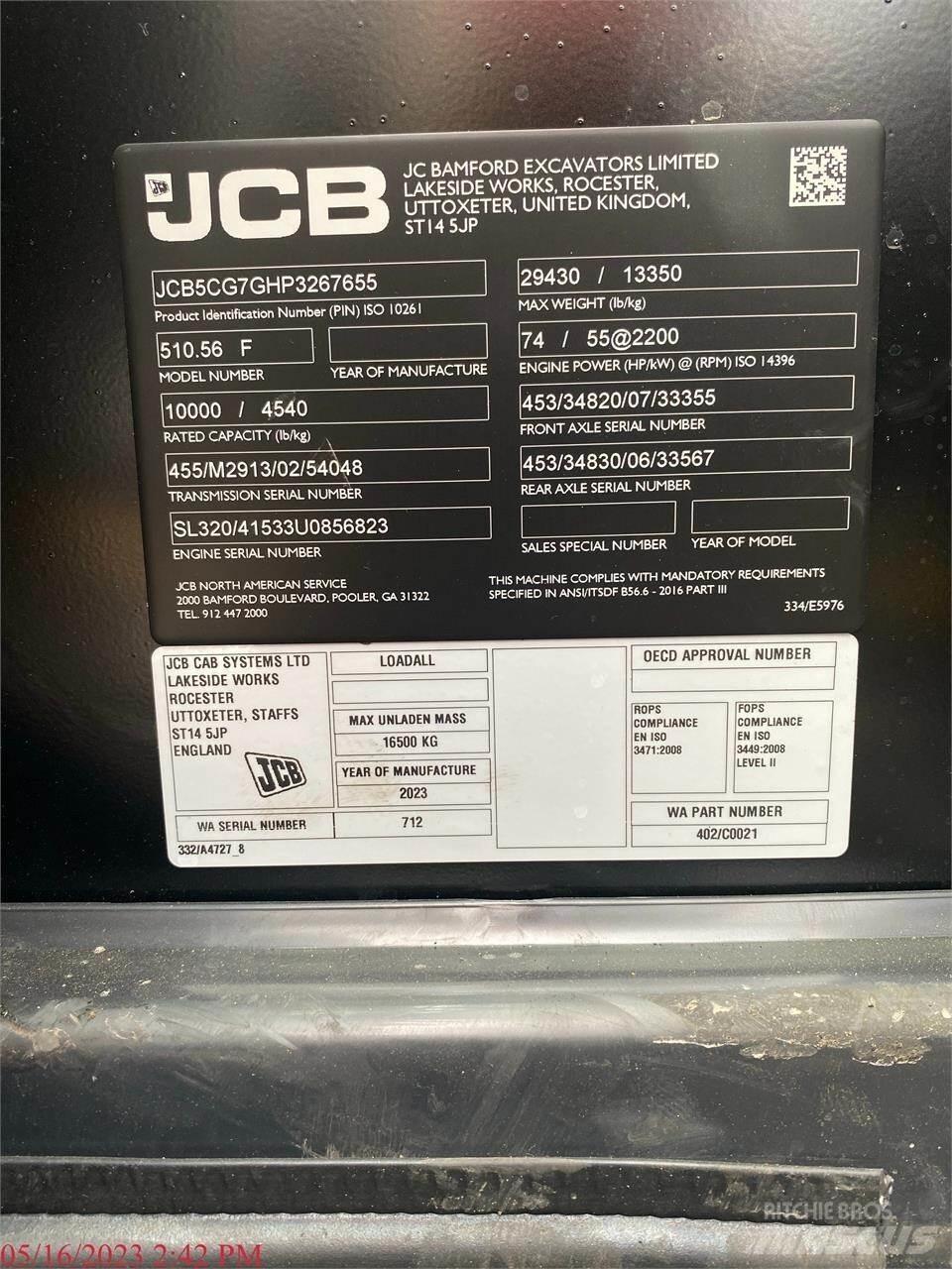 JCB 510-56 Teleskoplæssere