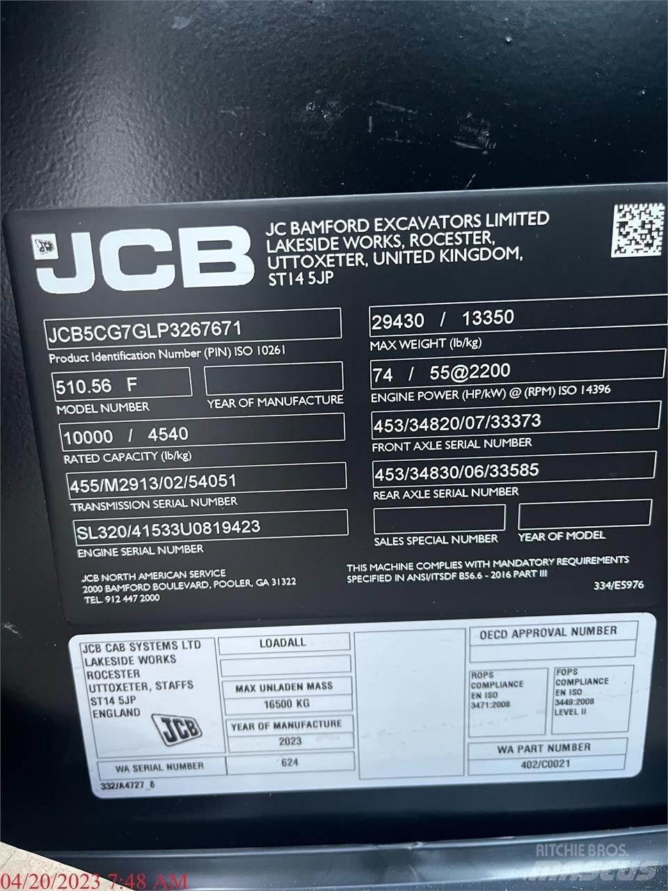 JCB 510-56 Teleskoplæssere