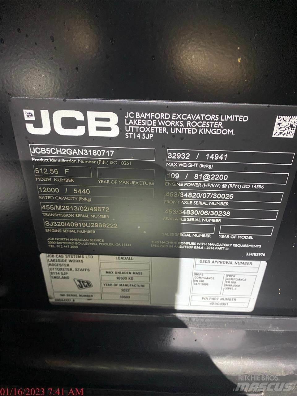 JCB 512-56 Teleskoplæssere