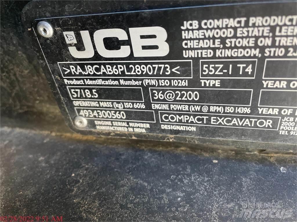 JCB 55Z-1 Minigravemaskiner
