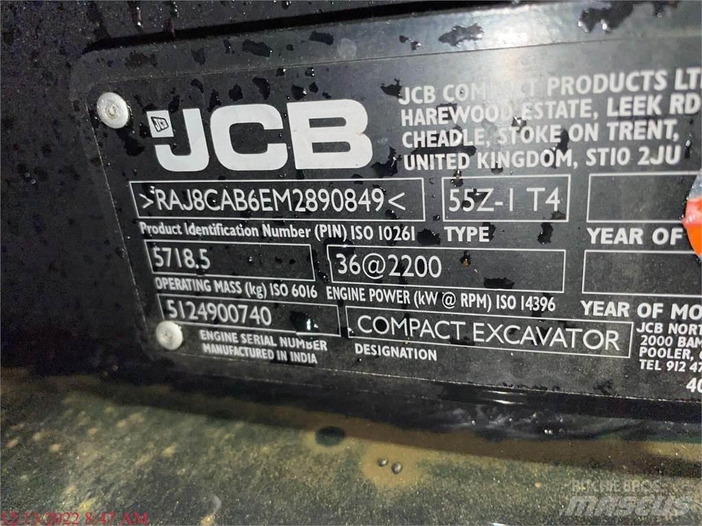 JCB 55Z-1 Minigravemaskiner