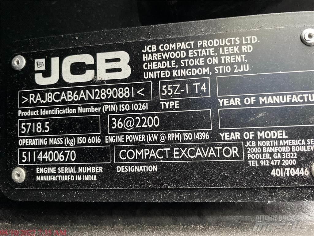 JCB 55Z-1 Minigravemaskiner
