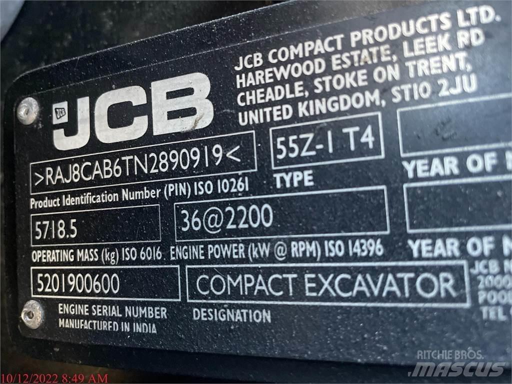 JCB 55Z-1 Minigravemaskiner