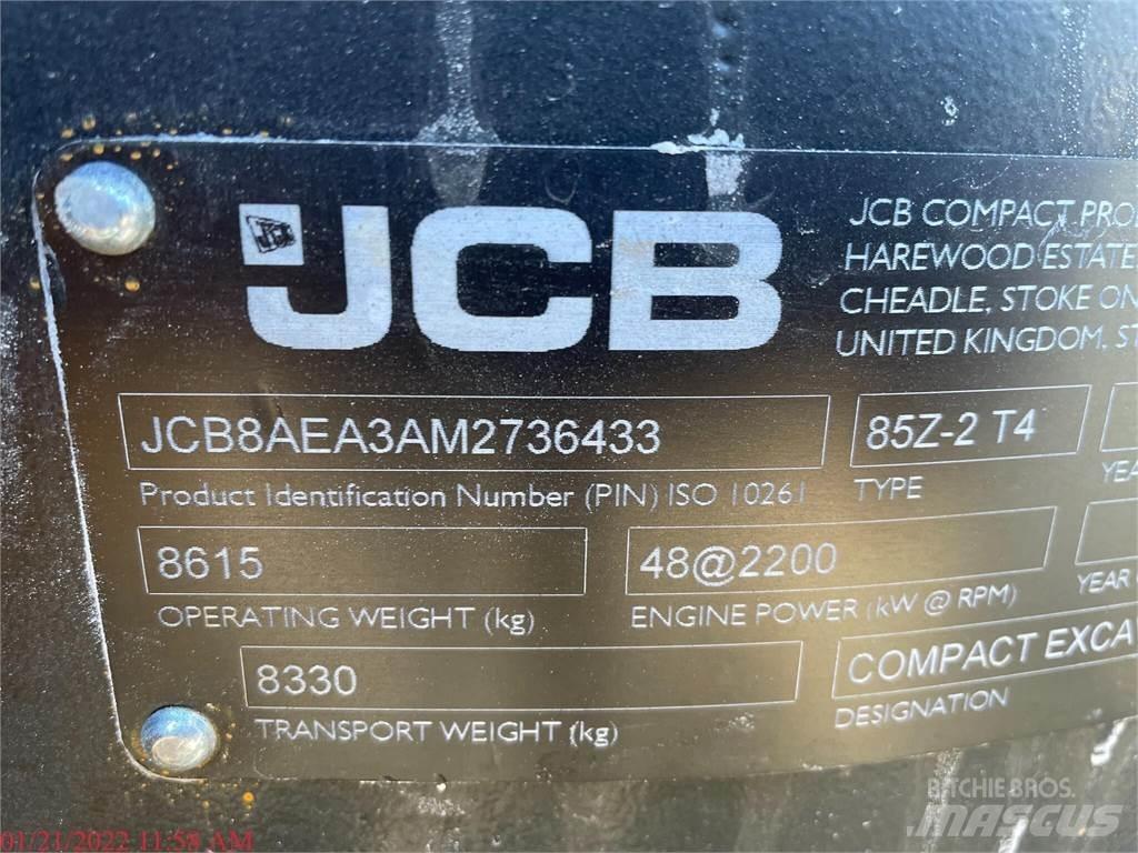 JCB 85Z-2 Gravemaskiner på larvebånd