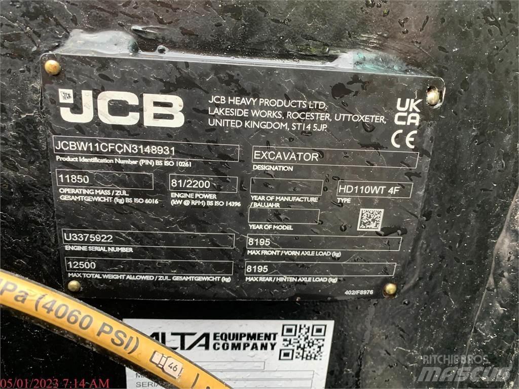 JCB HD110W Gravemaskiner på hjul