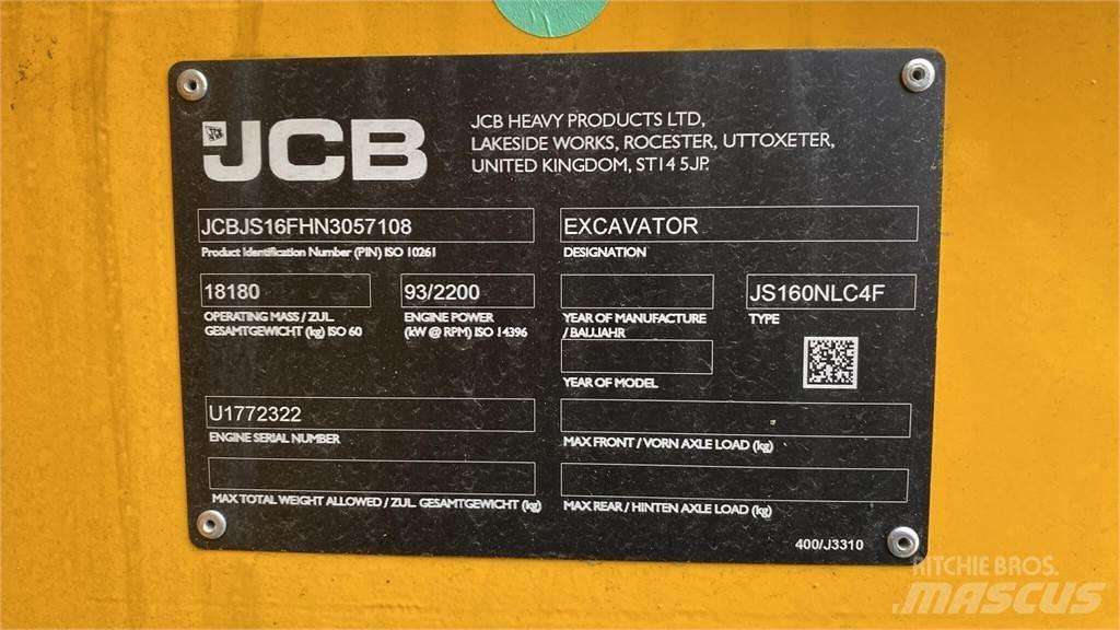JCB JS160 Gravemaskiner på larvebånd