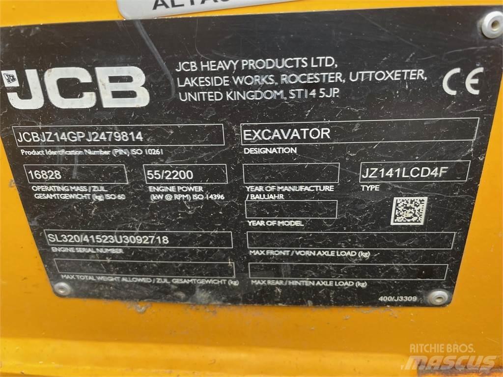JCB JZ141 LC Gravemaskiner på larvebånd