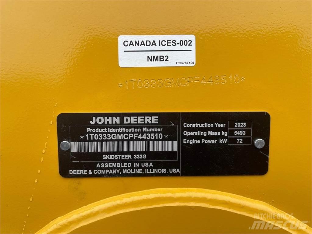 John Deere 333G Minilæsser - skridstyret