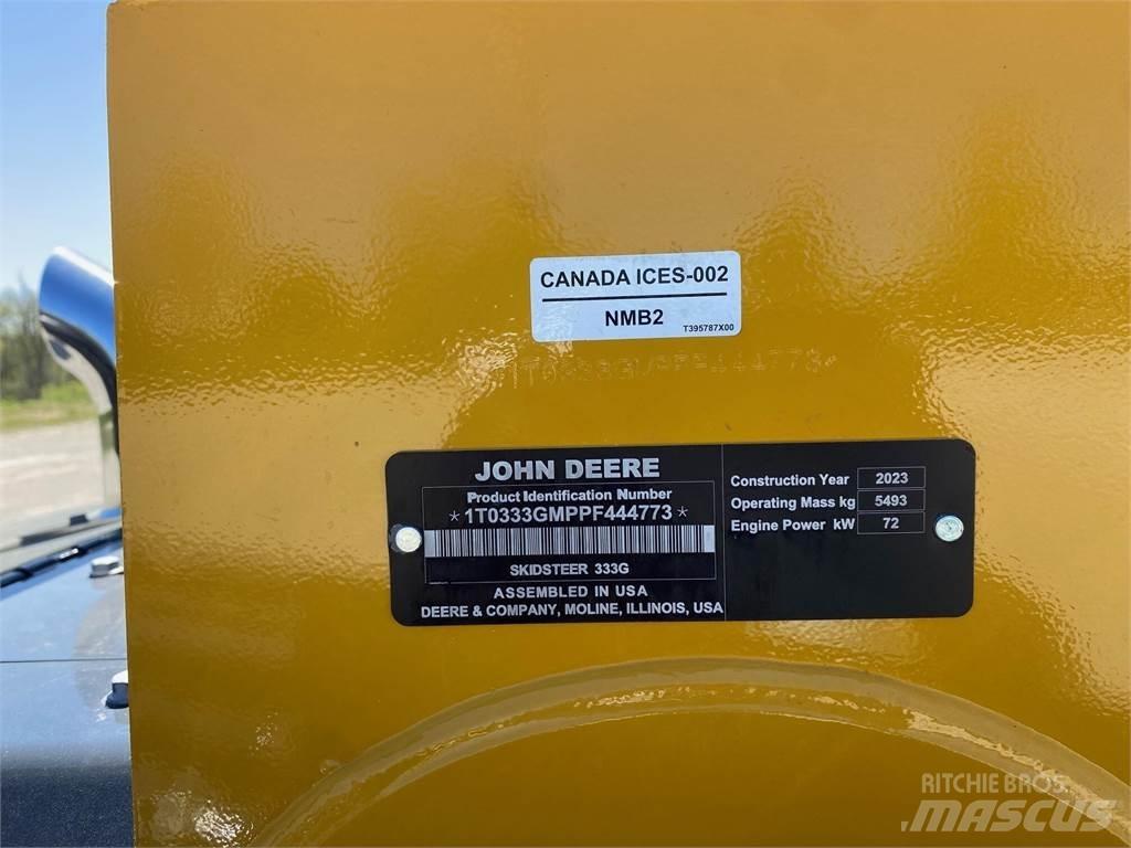 John Deere 333G Minilæsser - skridstyret