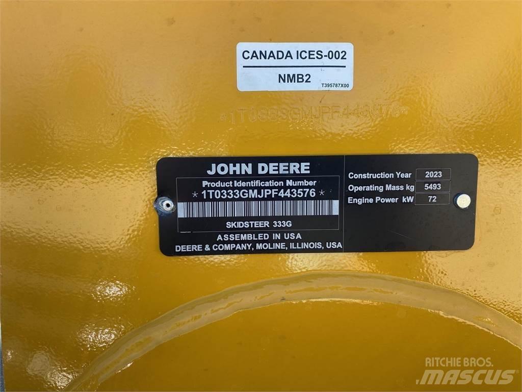 John Deere 333G Minilæsser - skridstyret