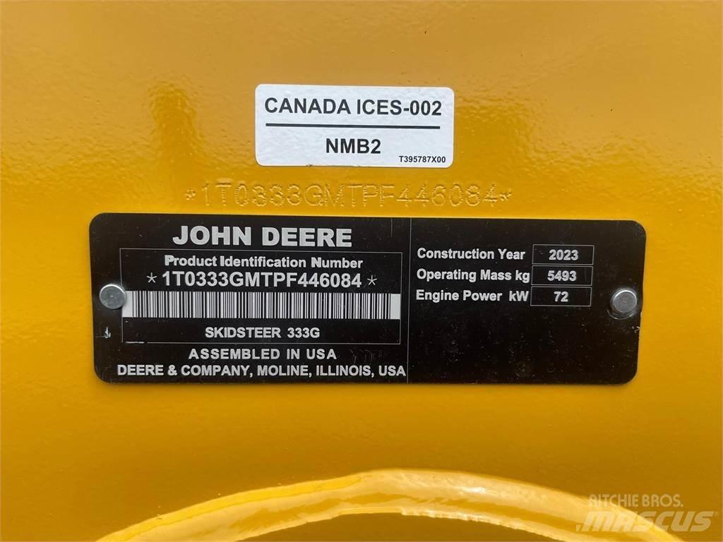 John Deere 333G Minilæsser - skridstyret