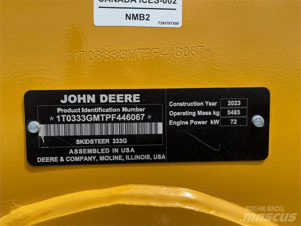 John Deere 333G Minilæsser - skridstyret