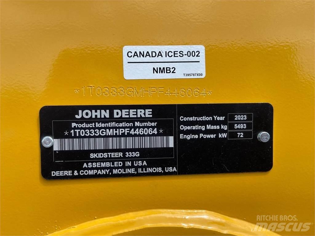 John Deere 333G Minilæsser - skridstyret