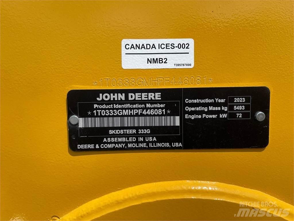 John Deere 333G Minilæsser - skridstyret