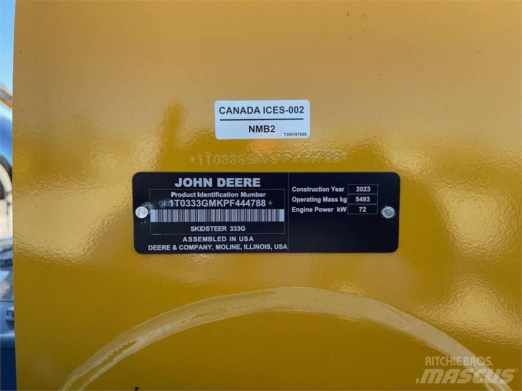 John Deere 333G Minilæsser - skridstyret