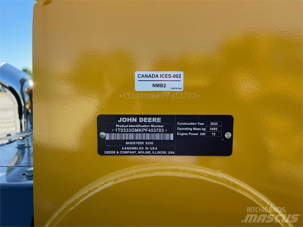 John Deere 333G Minilæsser - skridstyret