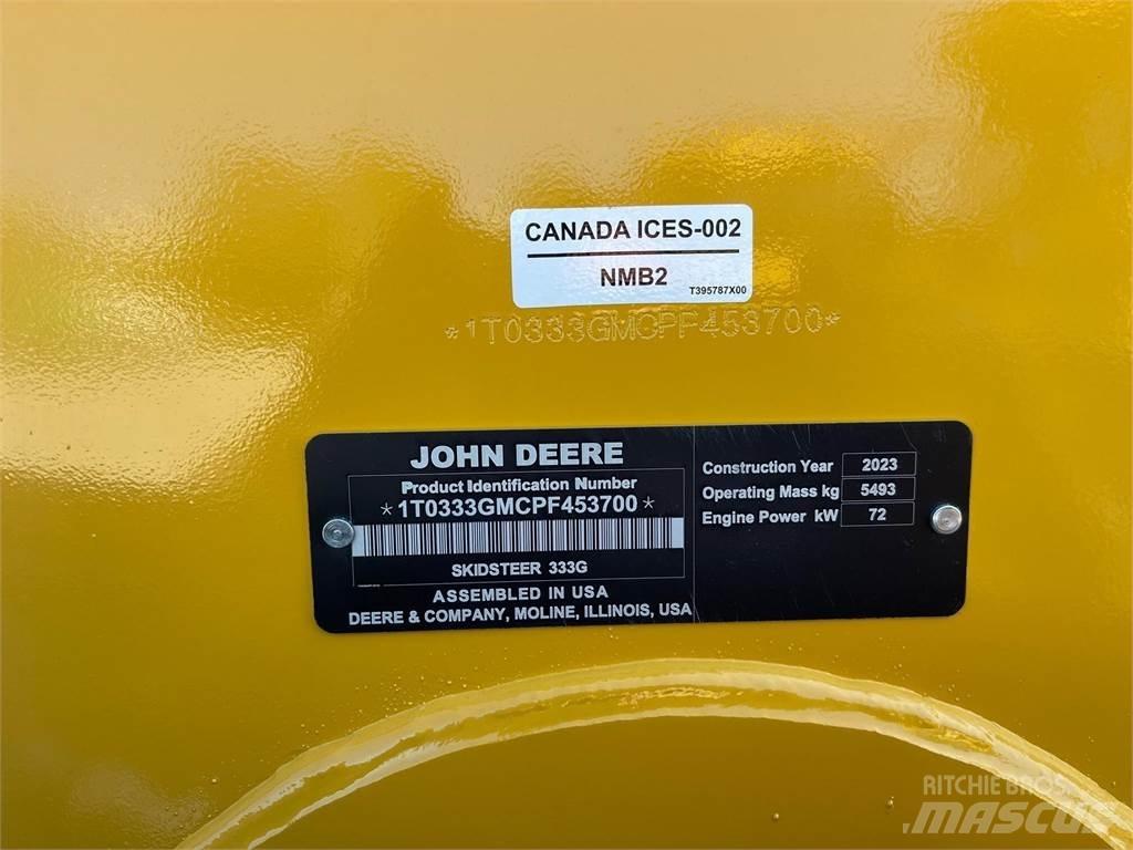 John Deere 333G Minilæsser - skridstyret