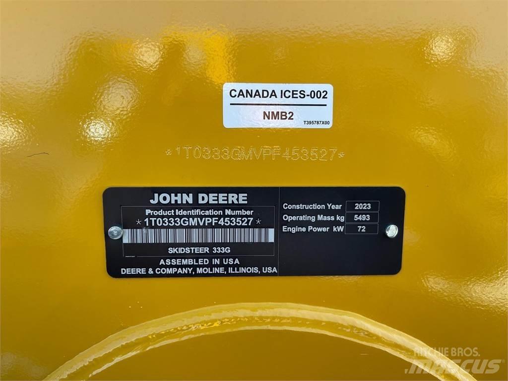 John Deere 333G Minilæsser - skridstyret