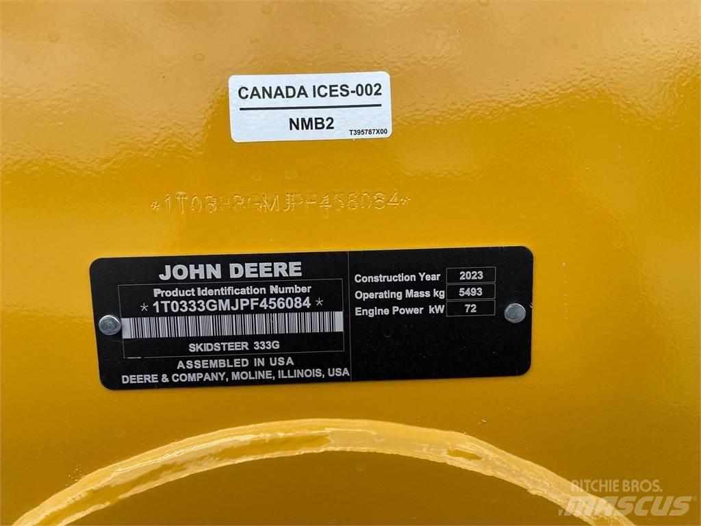 John Deere 333G Minilæsser - skridstyret