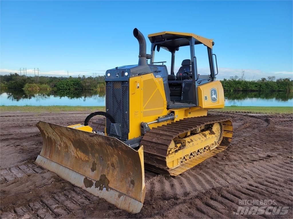 John Deere 450K LGP Bulldozer på larvebånd