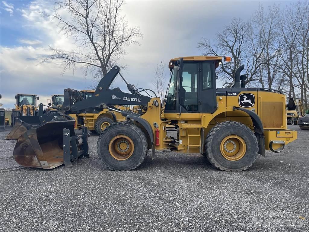 John Deere 624L Læssemaskiner på hjul