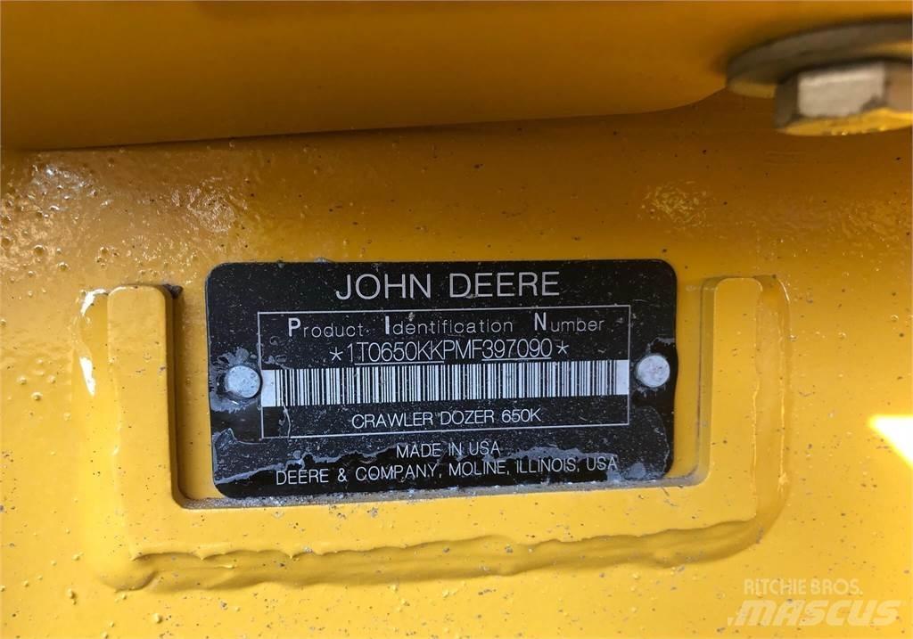 John Deere 650K LGP Bulldozer på larvebånd