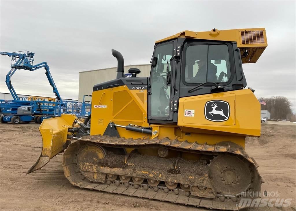 John Deere 650K LGP Bulldozer på larvebånd