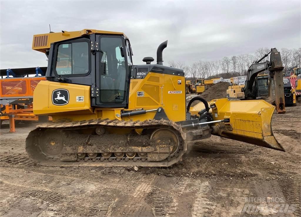John Deere 650K LGP Bulldozer på larvebånd