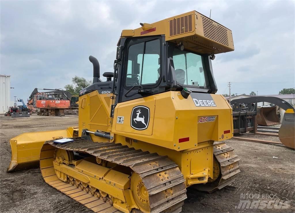 John Deere 650K LGP Bulldozer på larvebånd