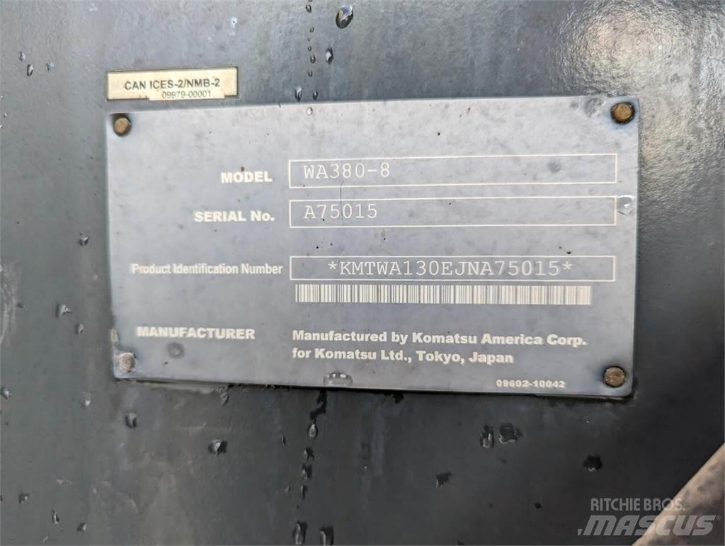 Komatsu WA380-8 Læssemaskiner på hjul
