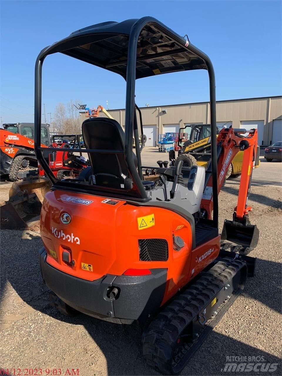 Kubota KX018-4 Minigravemaskiner
