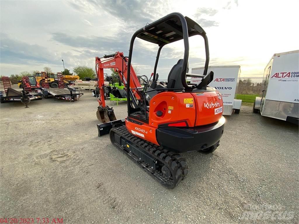 Kubota KX040-4 Minigravemaskiner