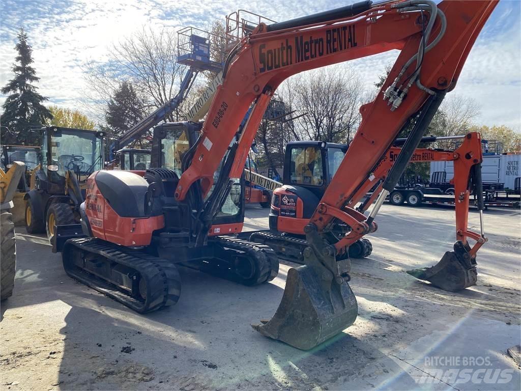 Kubota KX080 Gravemaskiner på larvebånd