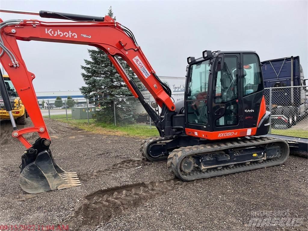 Kubota KX080-4 Gravemaskiner på larvebånd