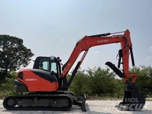 Kubota KX080-4A Gravemaskiner på larvebånd