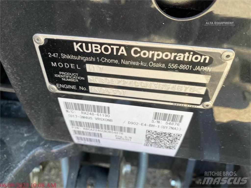 Kubota U17 Minigravemaskiner