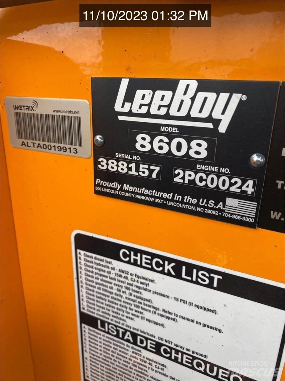 LeeBoy 8608 Asfaltudlæggere