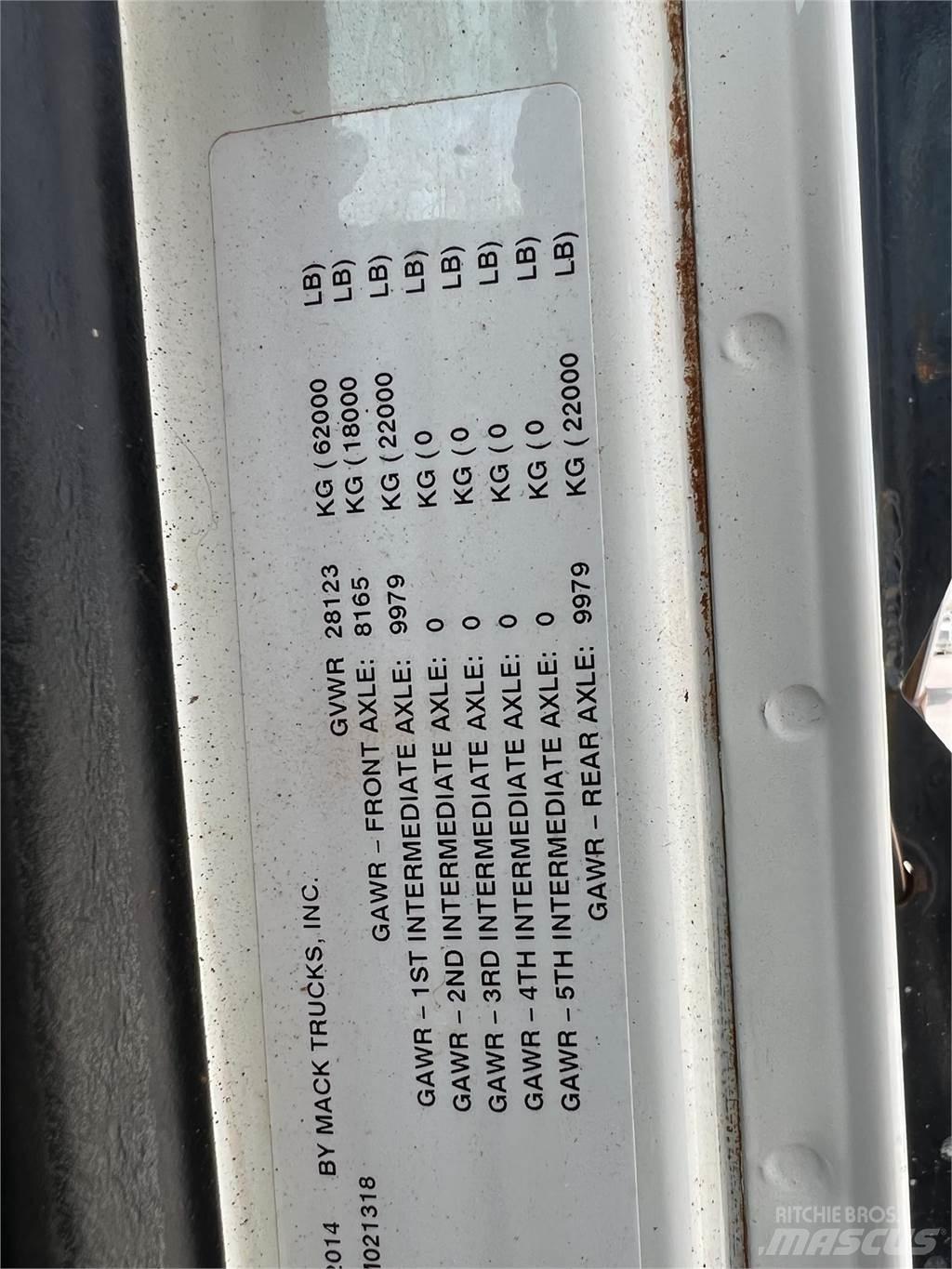 Mack GRANITE GU713 Entreprenør - Andet