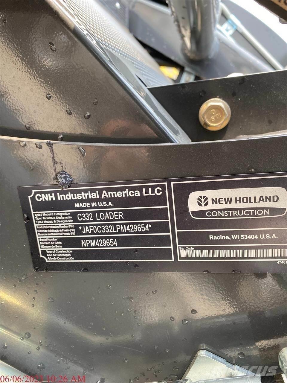 New Holland C332 Minilæsser - skridstyret