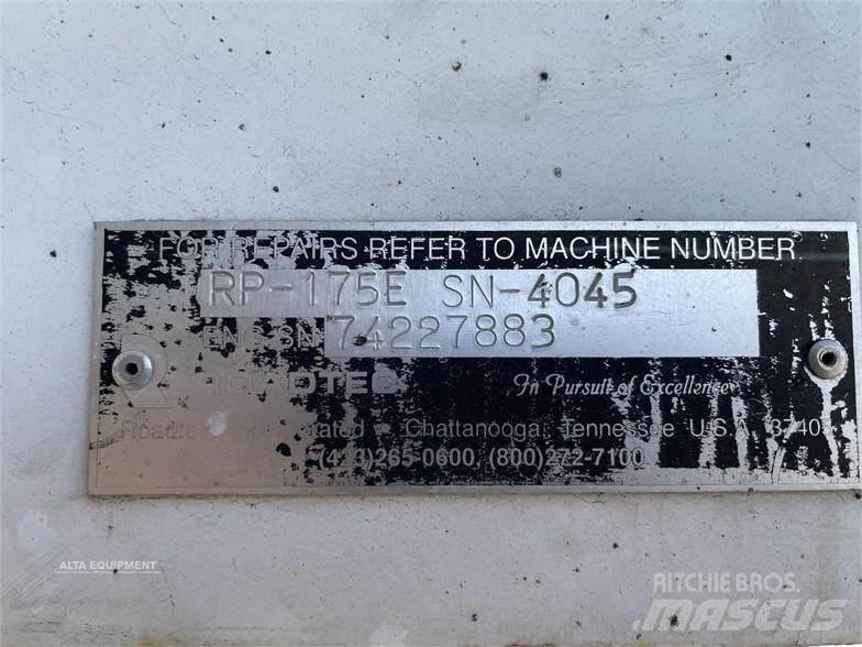 Roadtec RP175 Asfaltudlæggere