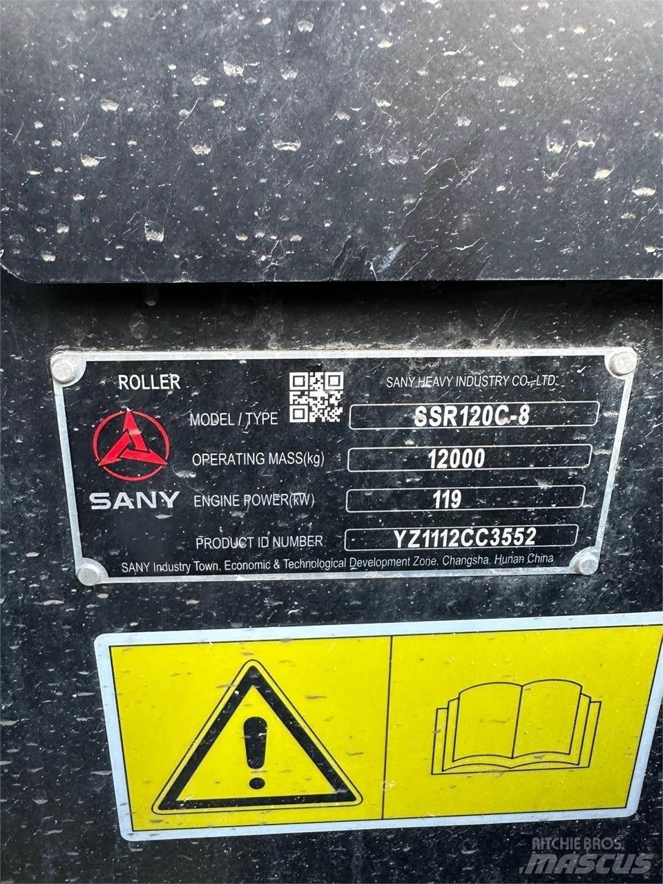Sany SSR120C-8 Tvilling tromle