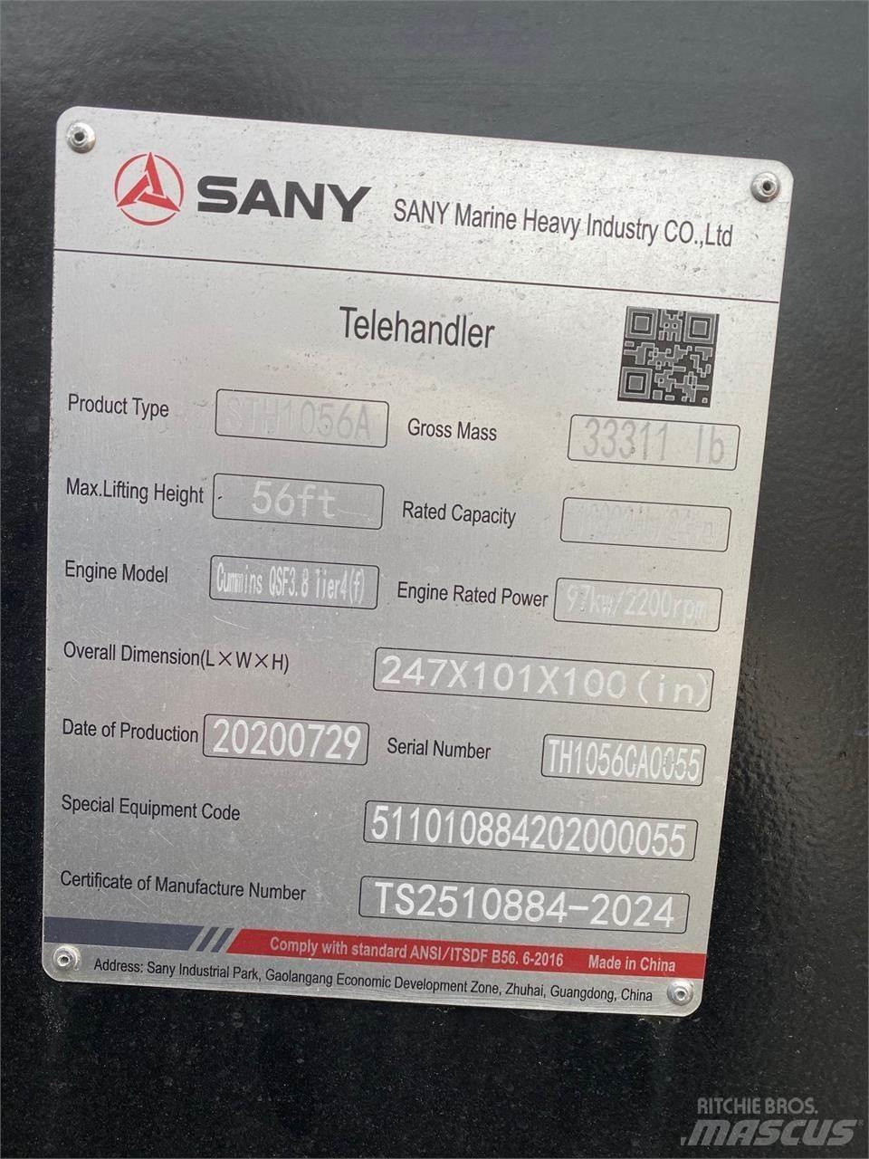 Sany STH1056A Teleskoplæssere