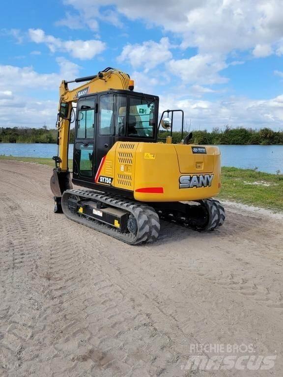 Sany SY75C Gravemaskiner på larvebånd