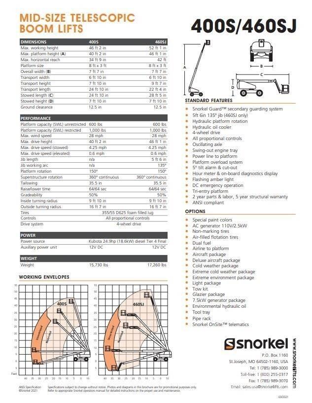 Snorkel 400S Teleskoplifte
