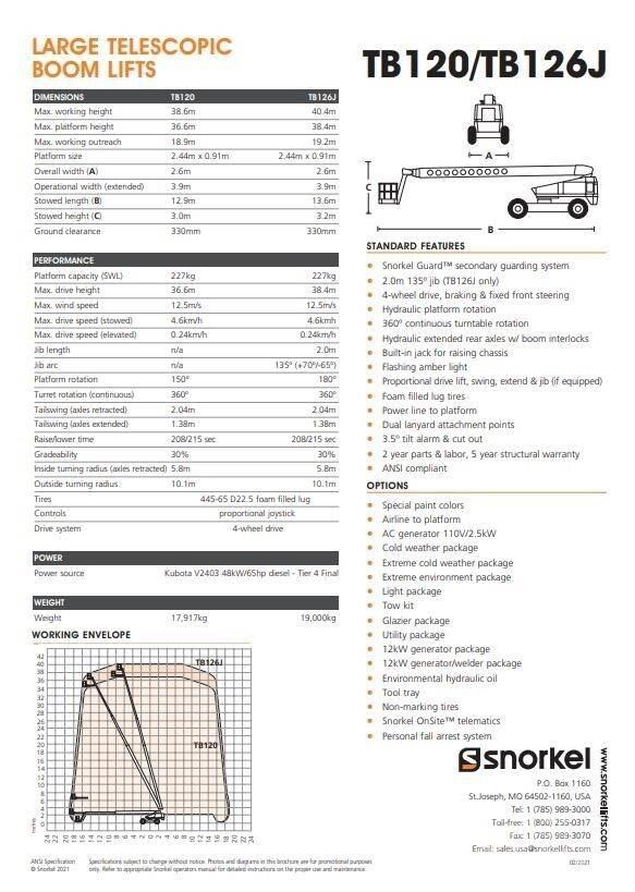 Snorkel TB120 Teleskoplifte