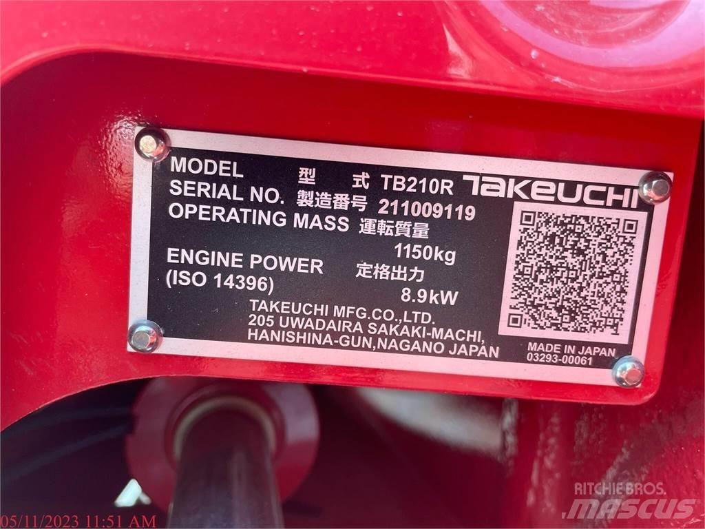 Takeuchi TB210R Minigravemaskiner
