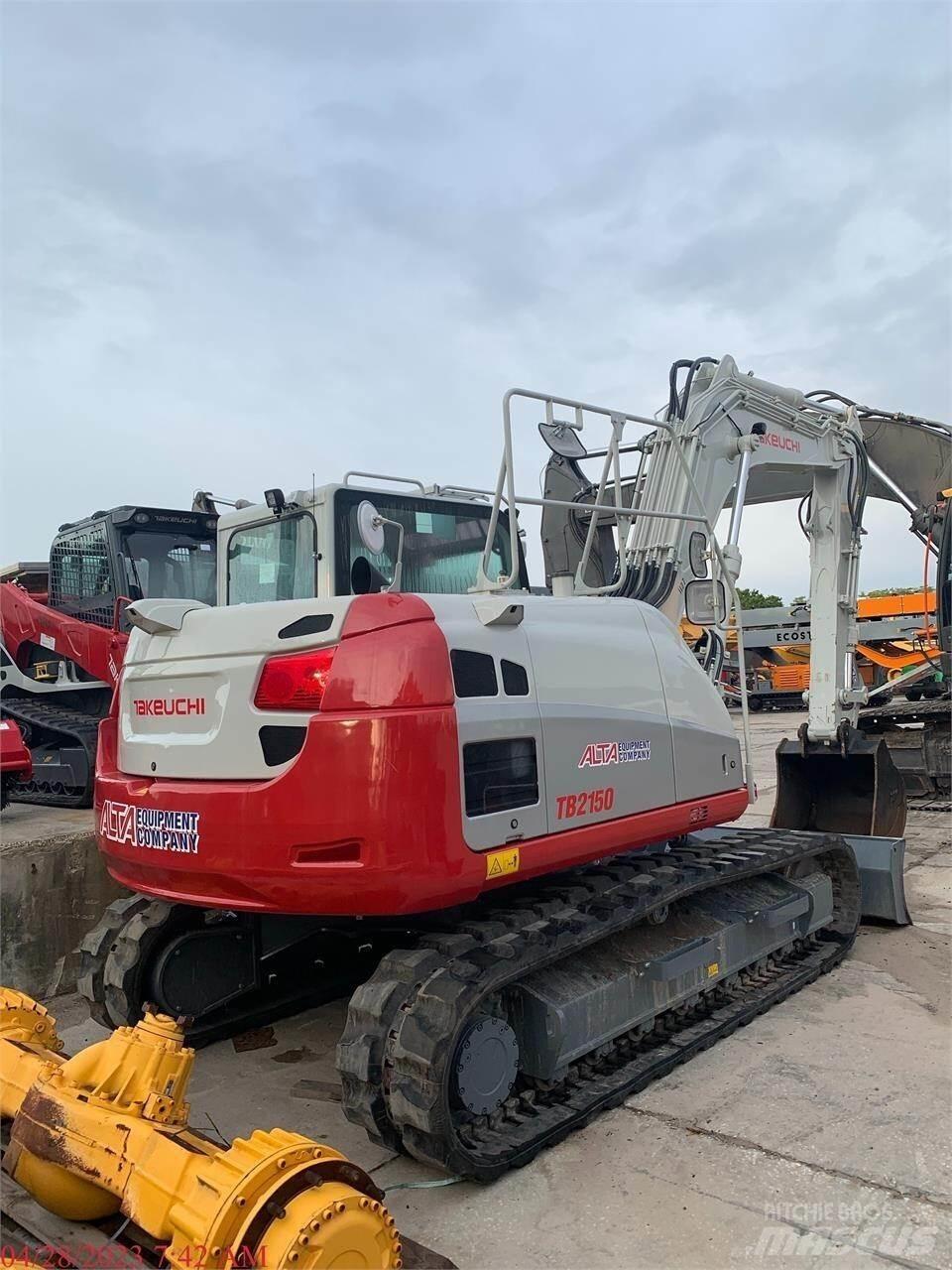 Takeuchi TB2150 Gravemaskiner på larvebånd