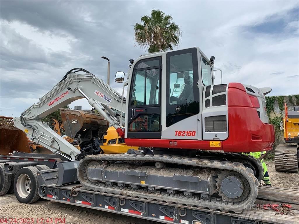 Takeuchi TB2150 Gravemaskiner på larvebånd